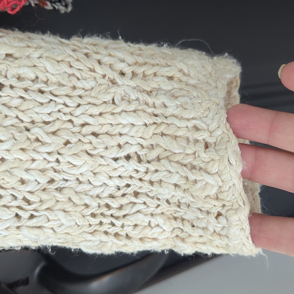 Free People loose knit scoop neck sweater size XS - Picture 5 of 8